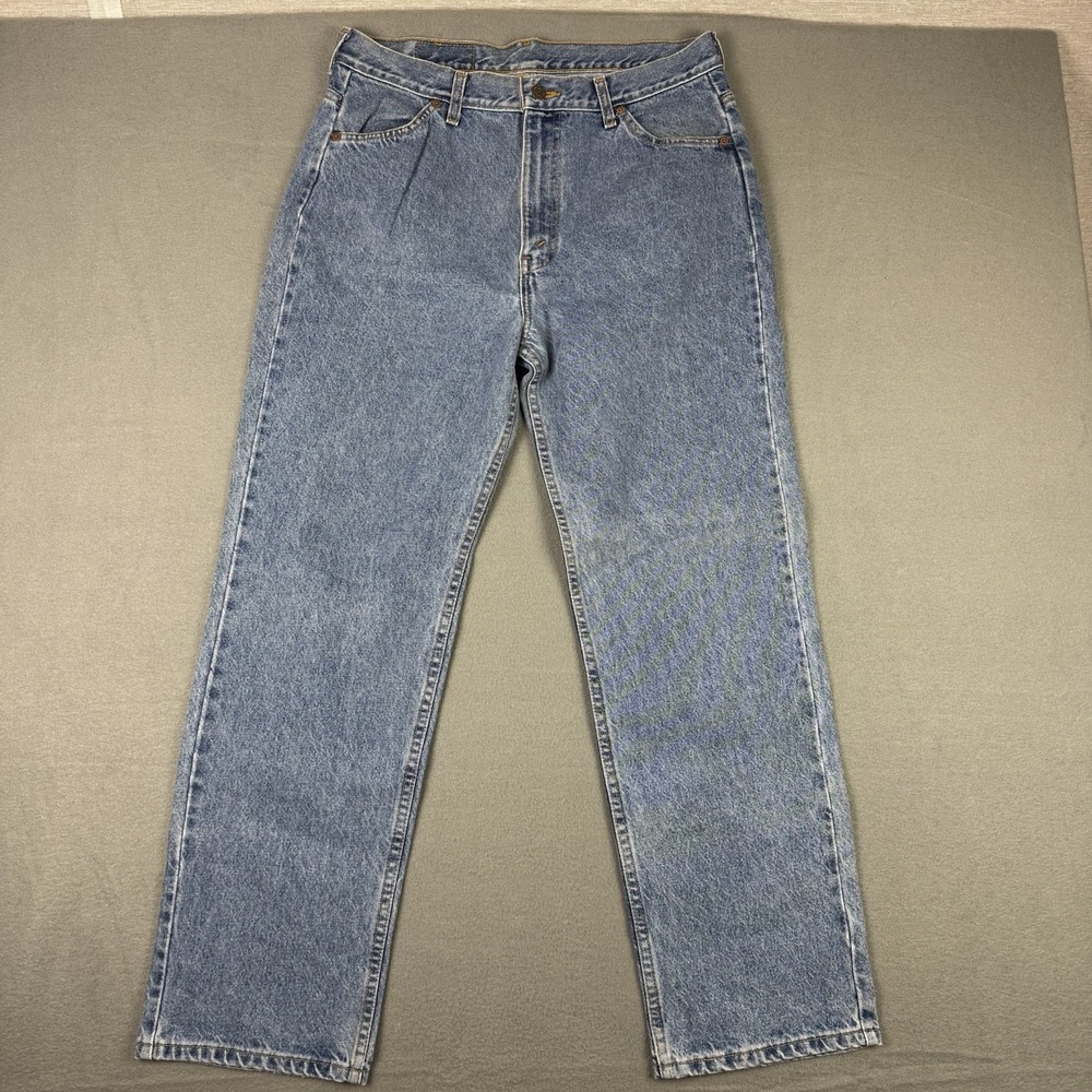 Vintage Levis Womens Jeans 34x31* 596‎ Orange Tab Medium Wash Straight Regular